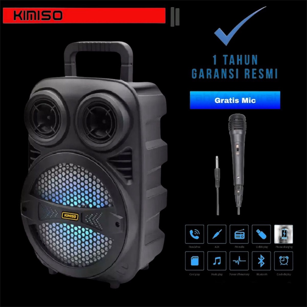 Jual PALING MURAH DAN TERLARIS SPEAKER BLUETOOTH KARAOKE UKURAN 6,5