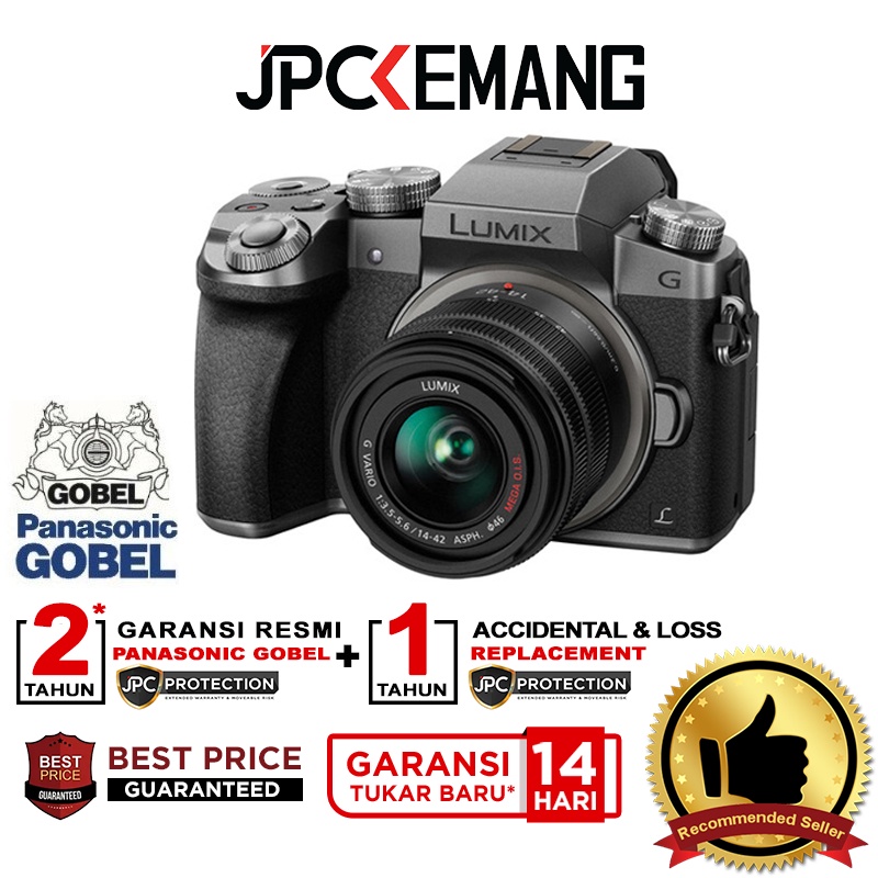 Panasonic Lumix DMC-G7 Kit 14-42mm II Panasonic Lumix G7 Garansi Resmi