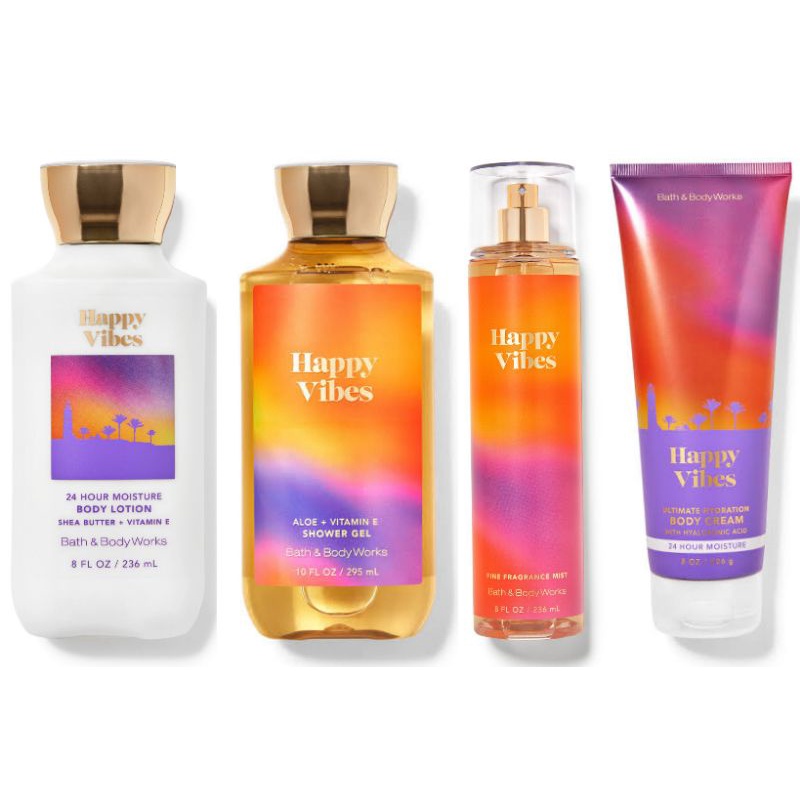 Jual BBW Bath And Body Works HAPPY VIBES Collection | Shopee Indonesia