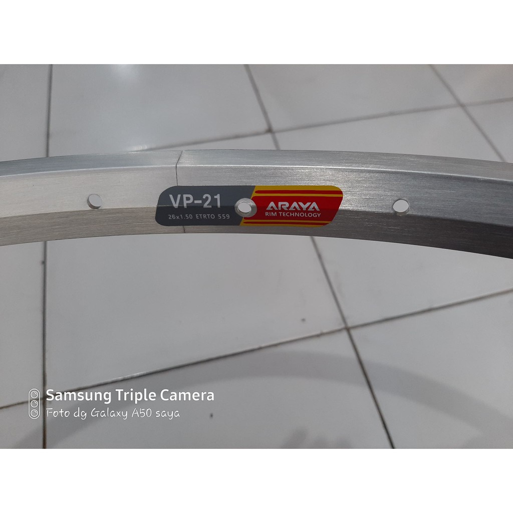 Jual VELG RIMS Sepeda Ukuran 26 INCH ARAYA VP 21 / VP21 ETRTO 559 36 ...