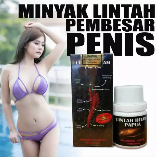 Jual Bisa Cod Minyak Lintah Hitam Papua Original 100 Pembesar Kelamin