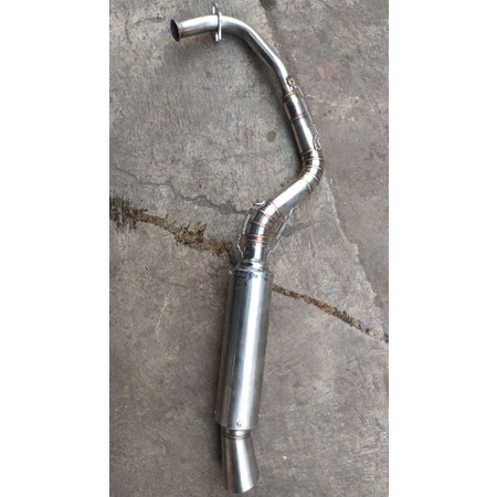 Jual KNALPOT RACING MATIC SAMLONG INLET 38MM OUT 50MM ENGKER ZEUS ...