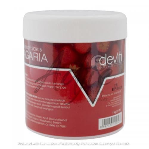 Jual Lulur Cream Fragaria - Moisture Body Scrub Deviti 1kg | Shopee ...