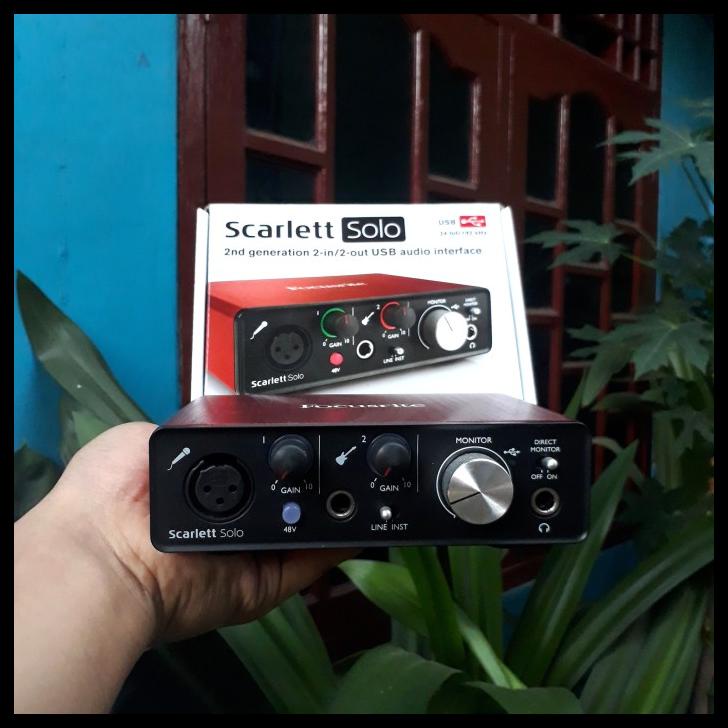 Jual Focusrite Scarlett Solo 2Nd Gen Audio Interface ( Fullset Lengkap ...