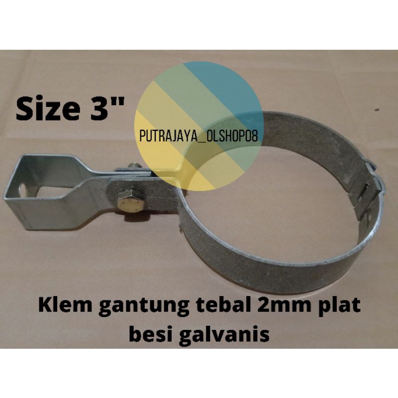 Jual Klem Gantung Hanger Clamp Klem Pipa Gantung Shopee