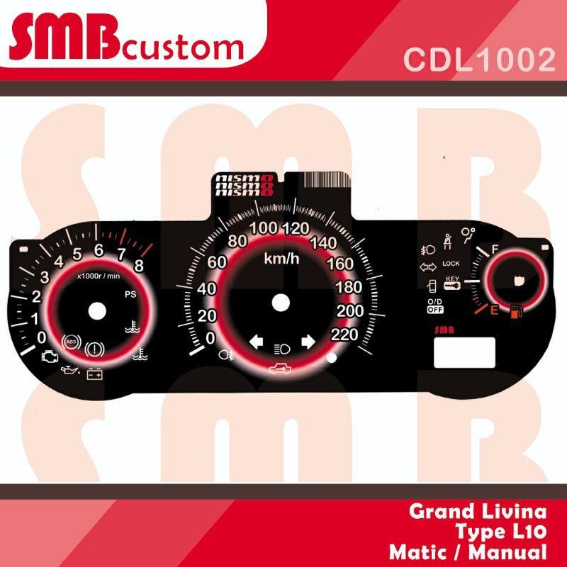 Jual Panel Speedometer Custom D Livina L Cdl Shopee Indonesia