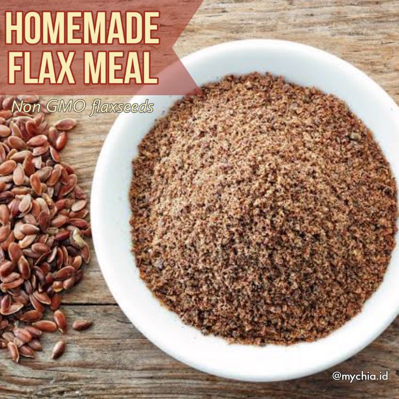 Jual Homemade Flax Meal 100g powder bubuk rami | Shopee Indonesia