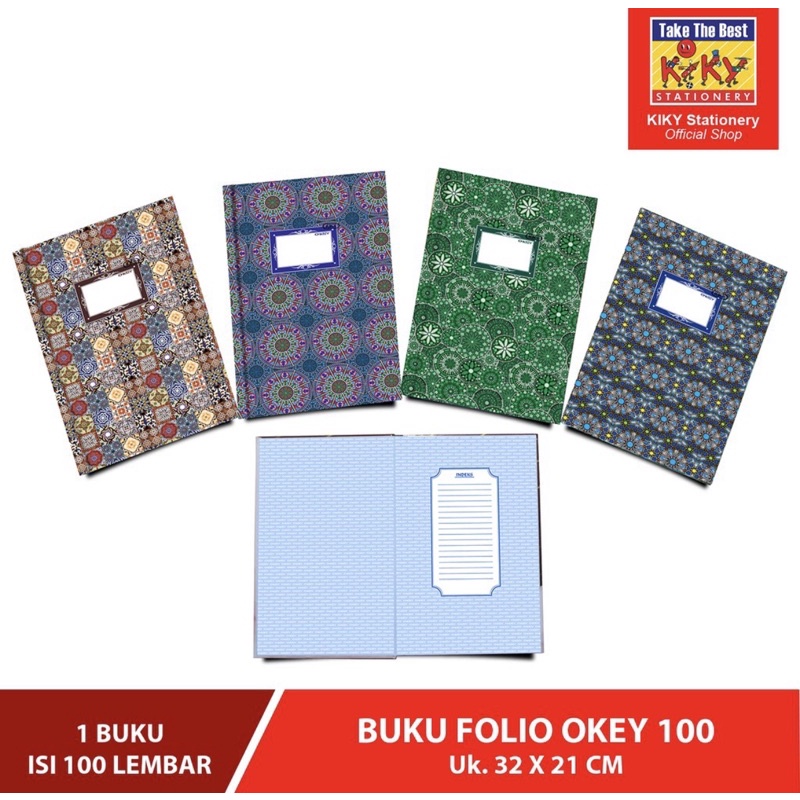 Jual Buku Folio Lembar Okey Buku Akuntansi Lembar Buku Tulis Folio Lembar Okey