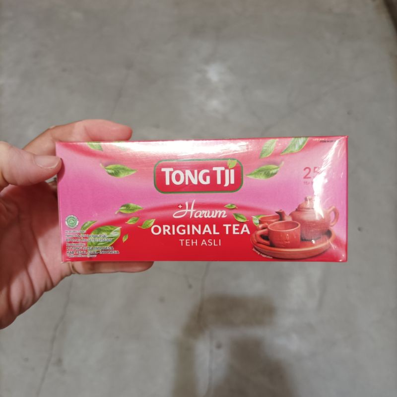 Jual Tong Tji Original Tea 1 Pack Isi 50 Gram Tea Bag Teh Celup Non Amplop Shopee Indonesia 0922