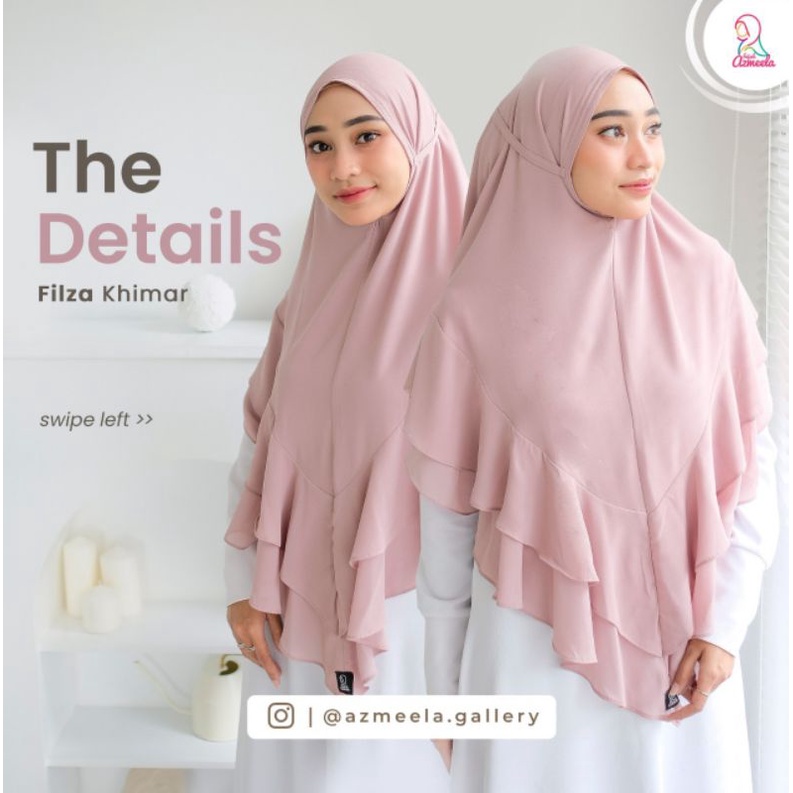 Jual Khimar FILZA Ori Azmeela Hijab | Shopee Indonesia
