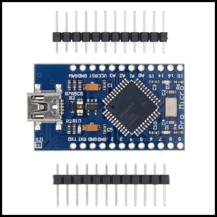 Jual Arduino Pro Micro Leonardo Atmega32U4 With Mini Usb Port Shopee