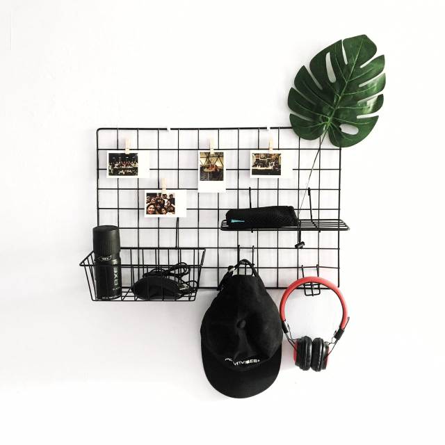 Jual HIJANG/Wire Grid/Wall Grid/ Meshboard Full set Custom default ...