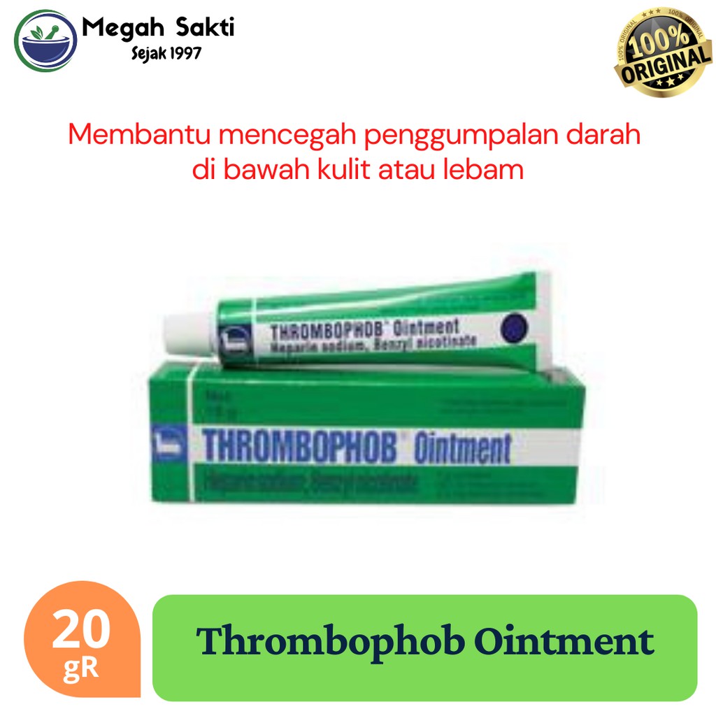 Jual MGS Thrombophob Ointment / Trombopop Cream 15gR ( Anti Memar