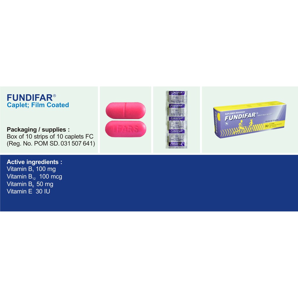 Jual Fundifar Multivitamin 100 Tablet | Shopee Indonesia