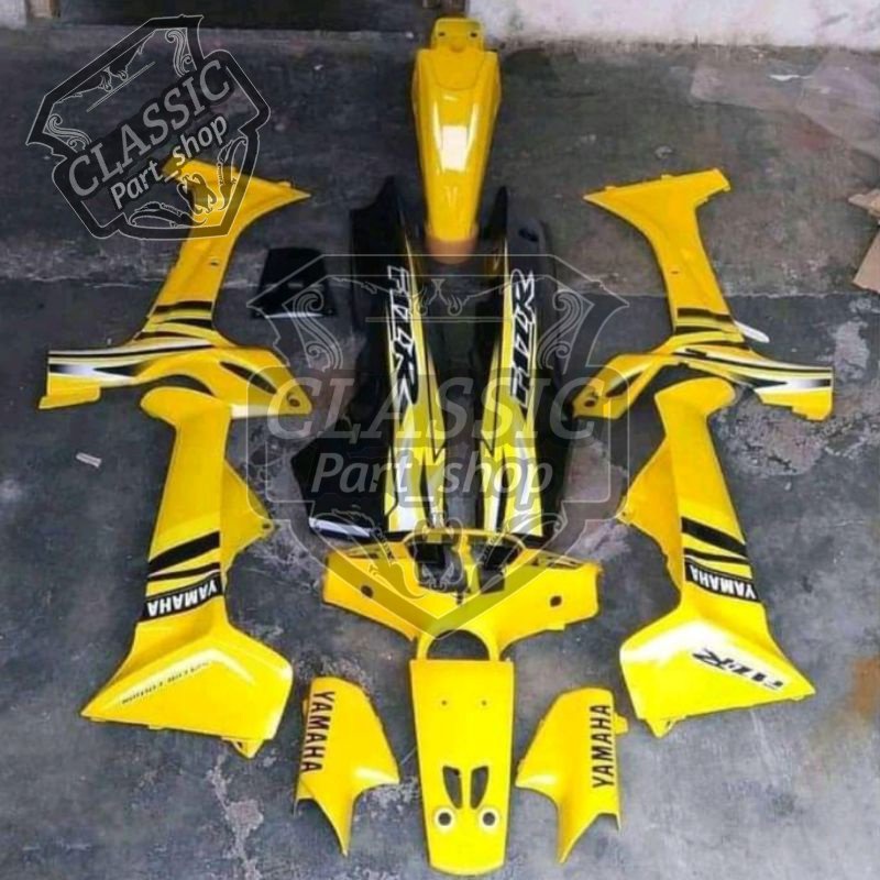 Jual body fiz r kuning hitam full halus cover bodi fiz r F1Z R | Shopee ...