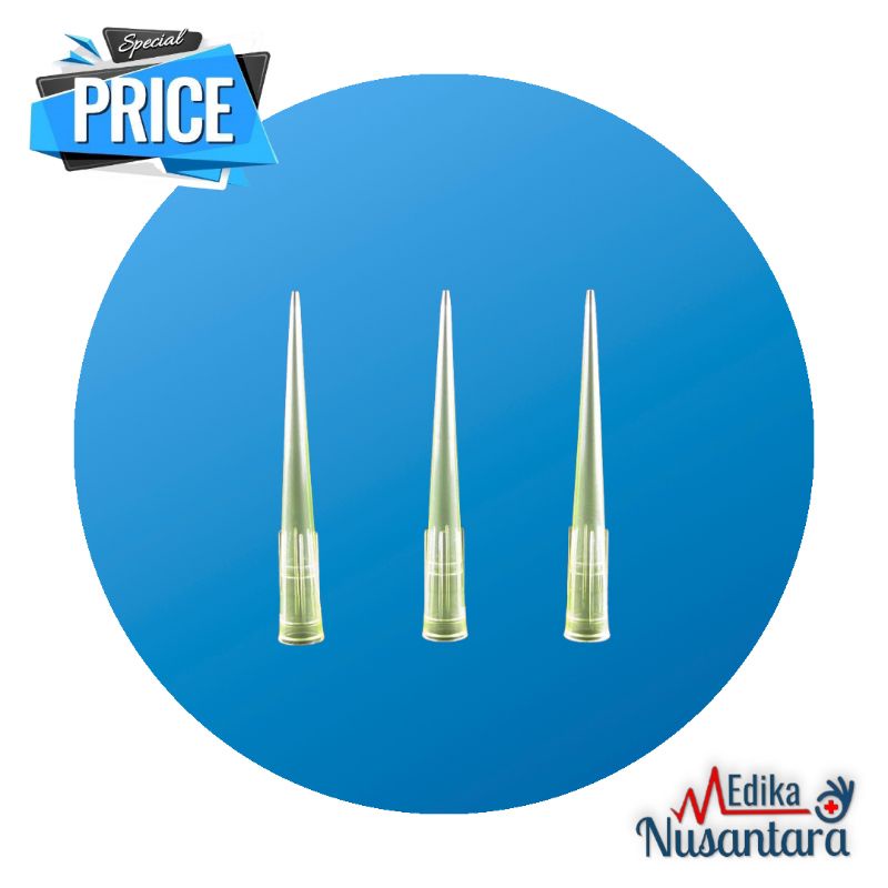 Jual Yellow Tip Gilson With Skala Pipet Kuning 200UL / Yellow Tips ...