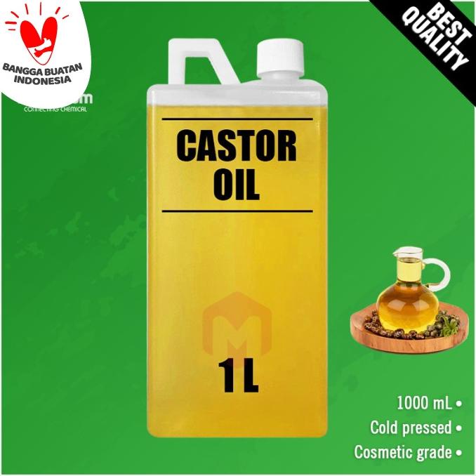 Jual Pure Castor Oil 1 Liter // Minyak Jarak Murni 1 Ltr | Shopee Indonesia