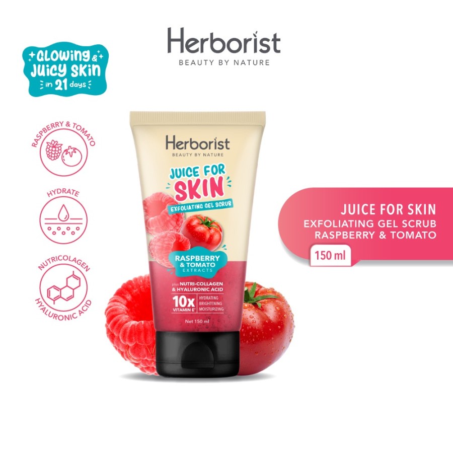 Jual Herborist Juice For Skin Series Body Serum Exfoliating Gel