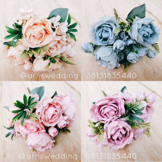 Jual Bunga artificial 8cm Bunga Mawar Bunga Imitasi Kembang Bunga Palsu ...