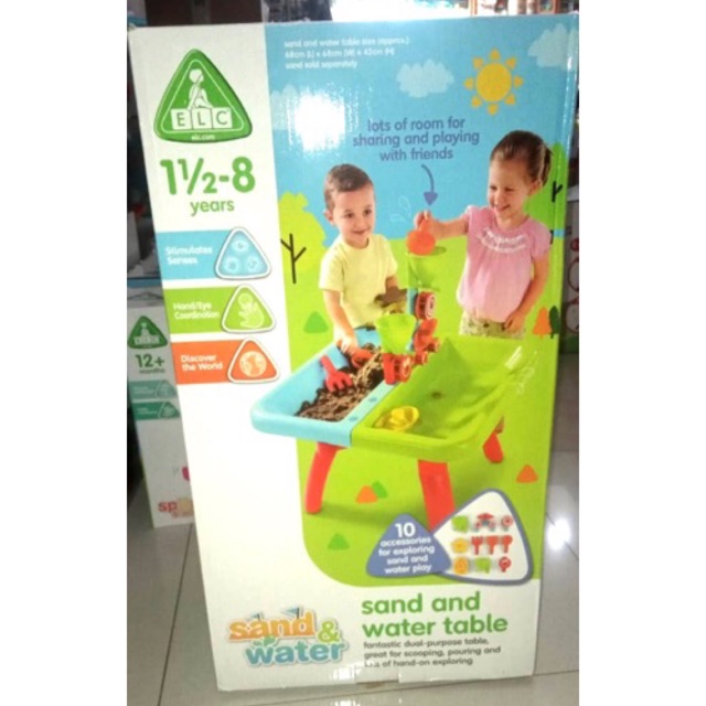 Elc water and store sand table