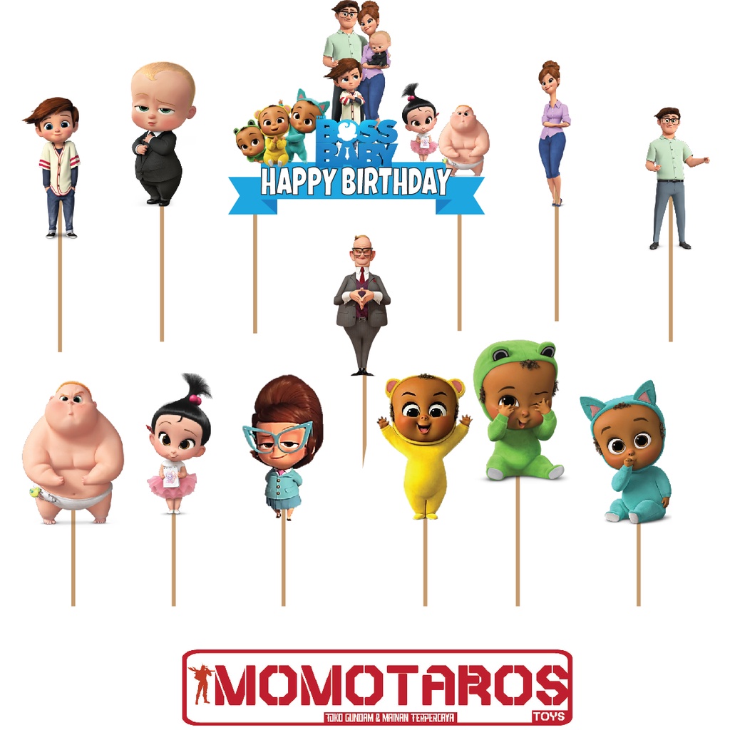 Jual Topper cake the boss baby set | Shopee Indonesia