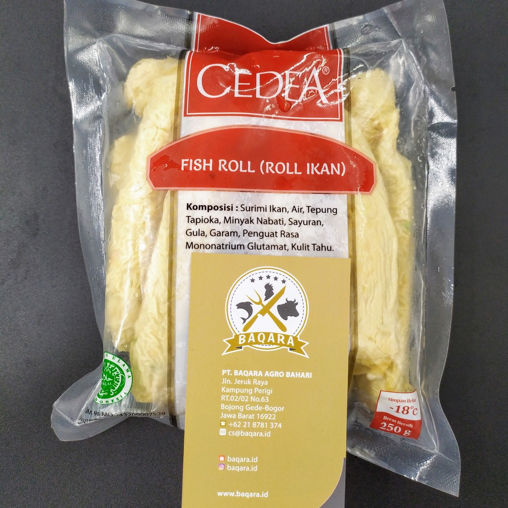 Jual Cedea - Fish Roll / Roll Ikan (250gr) | Shopee Indonesia