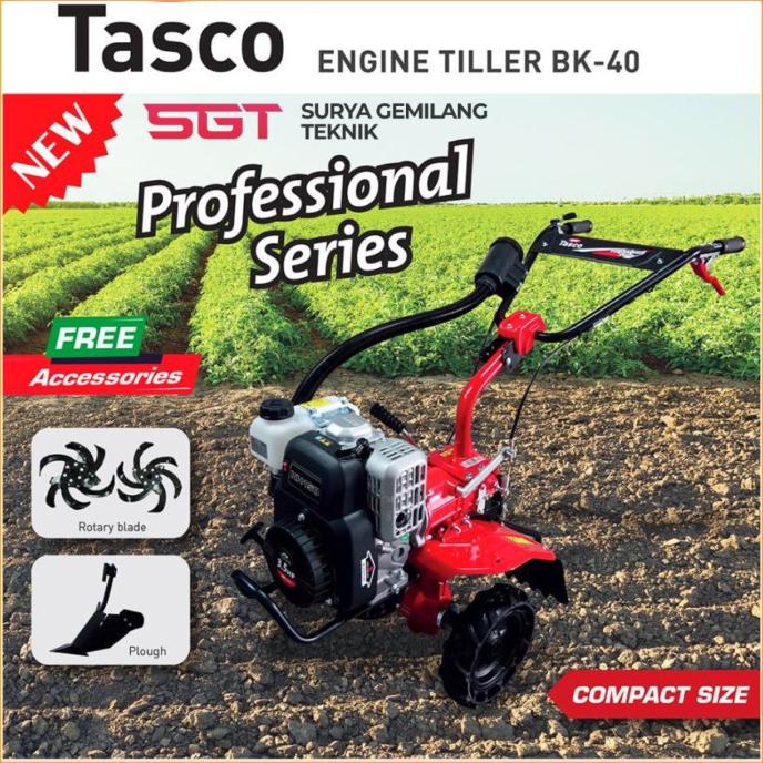 Jual Mesin Traktor Mini Tasco Bk Tiller Tanah Kering Dan Basah Shopee Indonesia