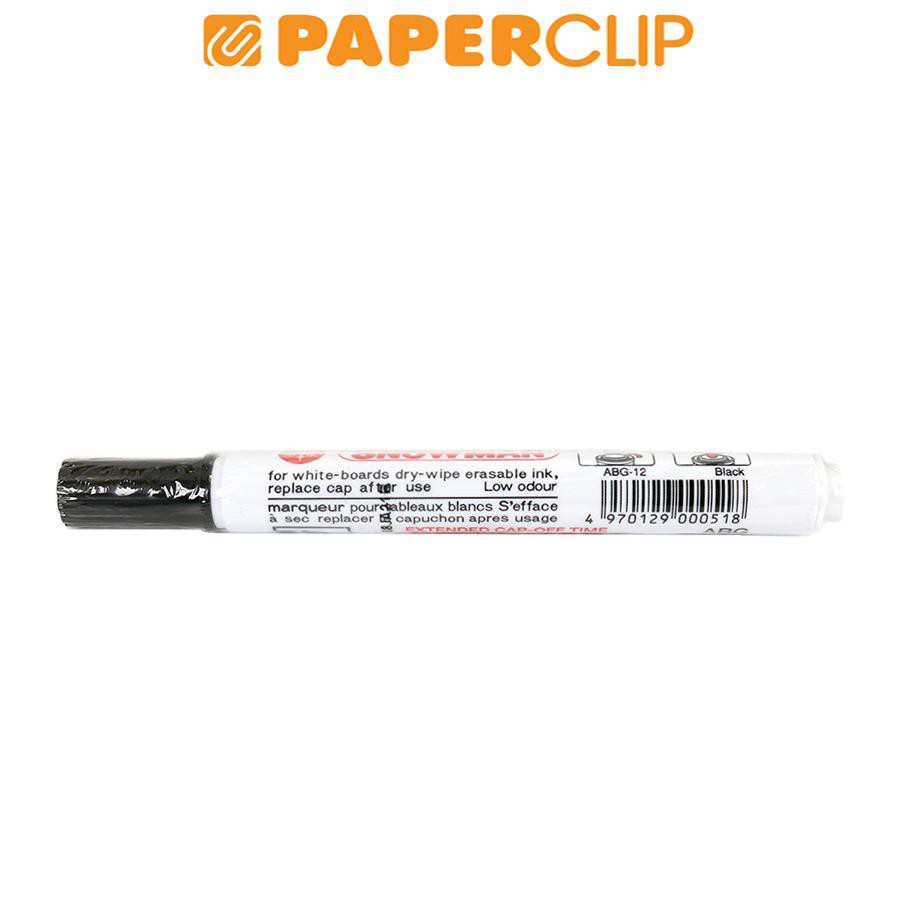 MARKER SNOWMAN WHITE BOARD ABG-12 BLACK (3)