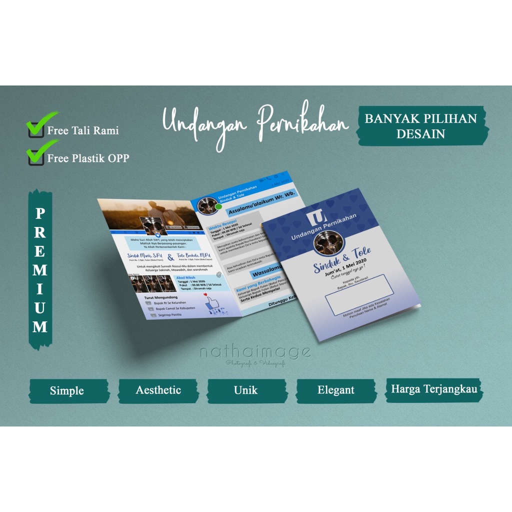 Jual UNDANGAN FACEBOOK VIRAL - UNDANGAN PERNIKAHAN PREMIUM DESAIN KEREN