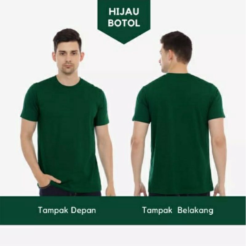 Jual Kaos Polos 24s / ONECK / unisex / tangan pendek / baju pria