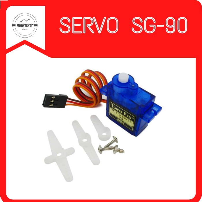 Jual Motor Servo Sg90 Sg-90 9g Towerpro | Shopee Indonesia