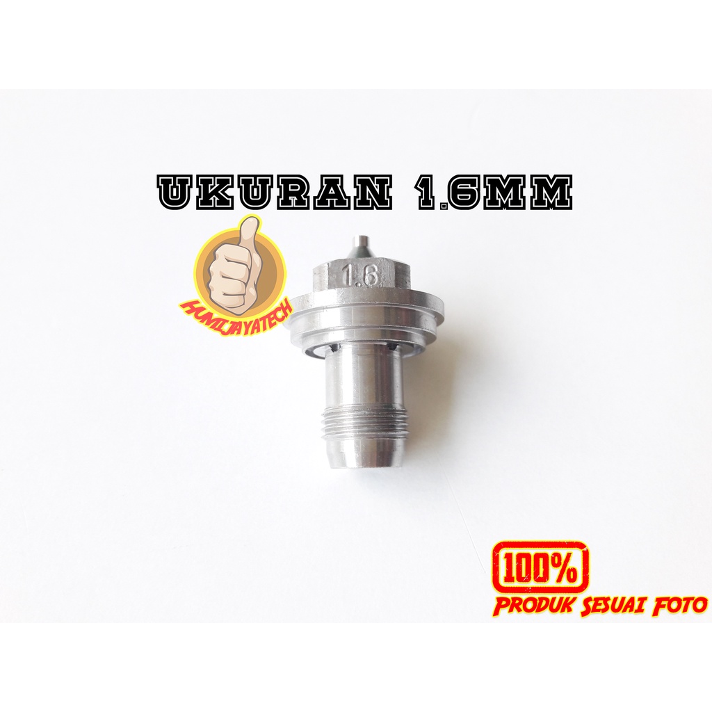 Jual Nozzle F100 Ukuran 1.6mm / Nozzle Spraygun F100 1.6mm | Shopee ...