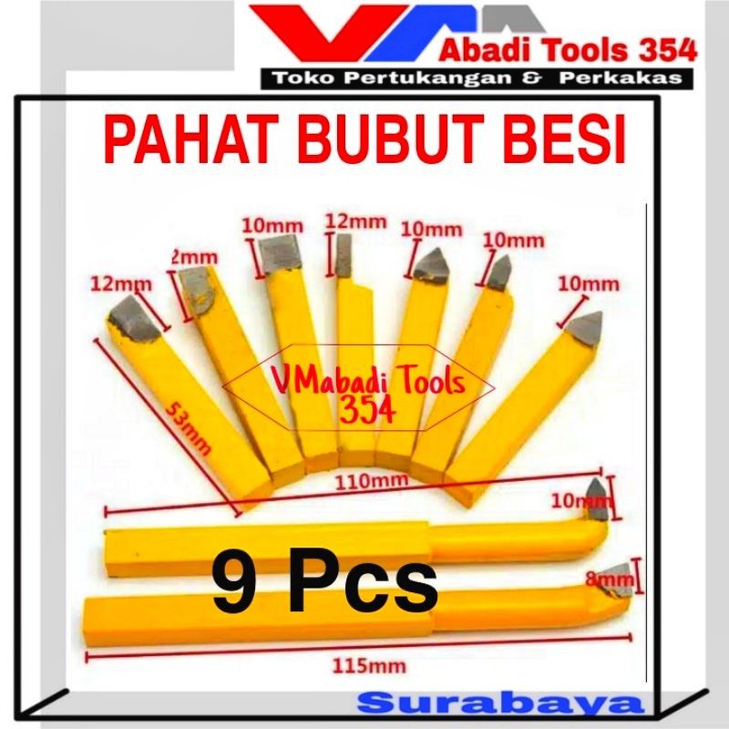 Jual Pahat Bubut Set Pcs Untuk Pahat Bubut Besi Shopee Indonesia