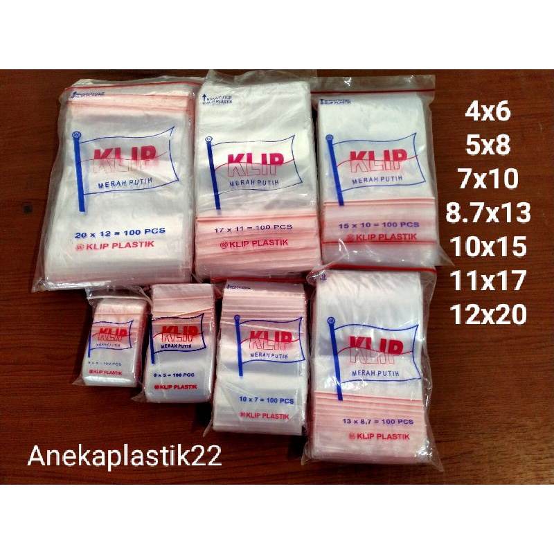 Jual Plastik Klip Zipper Ziplock X Shopee Indonesia