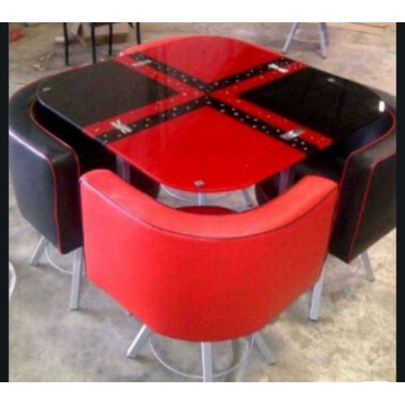 Jual Meja Makan Import+4kursi busa | Shopee Indonesia