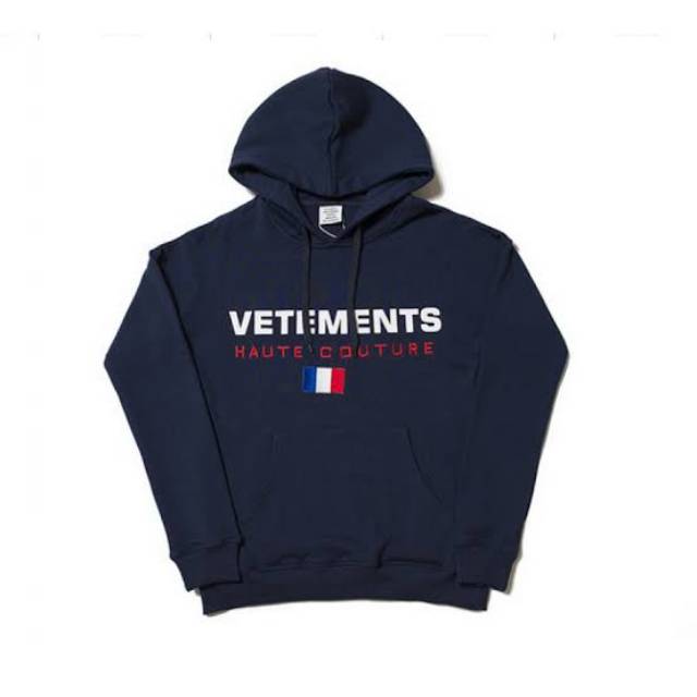 Vetements haute clearance couture hoodie