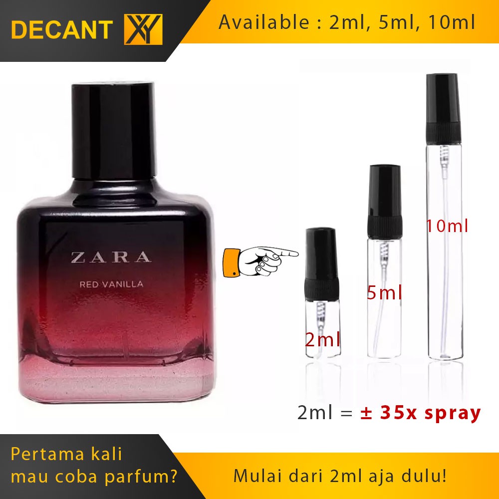 Zara red vanilla online 10ml