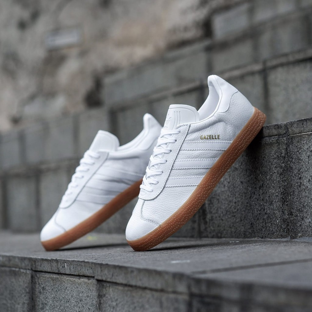 adidas gazelle silver green womens Adidas Gazelle Germany Off White Utility Black Gum ID3719 – BM STORE  ORIGINAL FOOTWEAR main image 1
