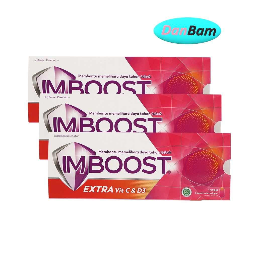 Jual Imboost Extra Tablet Daya Tahan Tubuh 3 Strip 8 Tablet Shopee