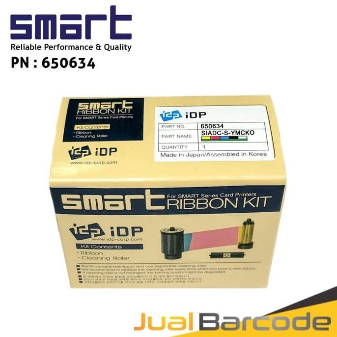 Jual Idp Ribbon Kit Id Card Printer Smart 30S Smart 50S Ymcko Colour ...