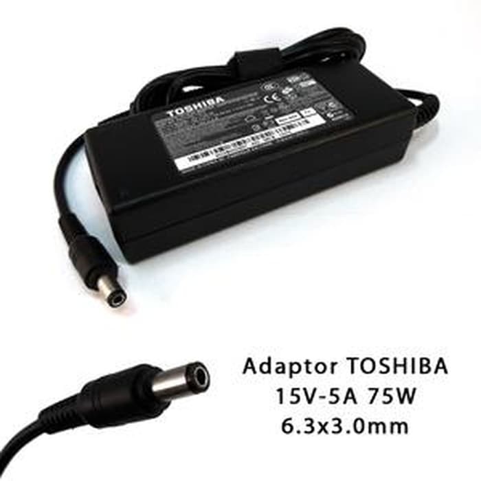 Jual Adaptor Original Toshiba 15V 5A LAPTOP A10 A10 series A100 A100 ...