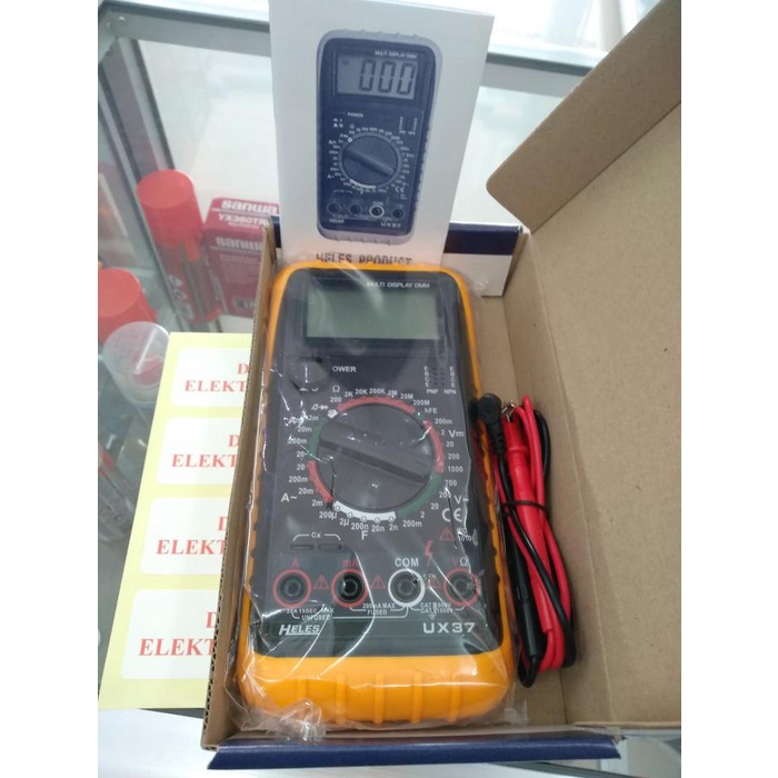 Jual Multimeter / Multitester Digital Heles UX 37 TR Shopee Indonesia