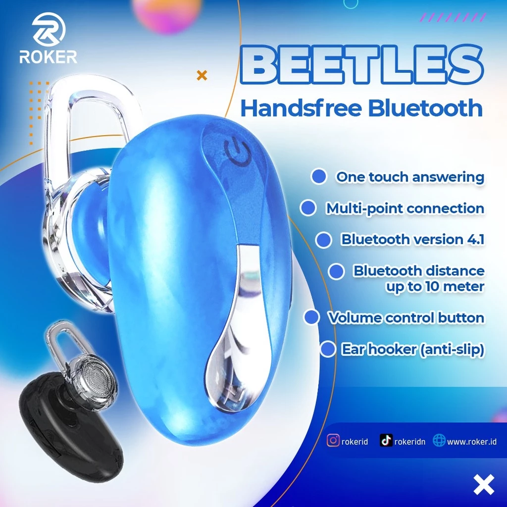 Handsfree Bluetooth Roker Beetles