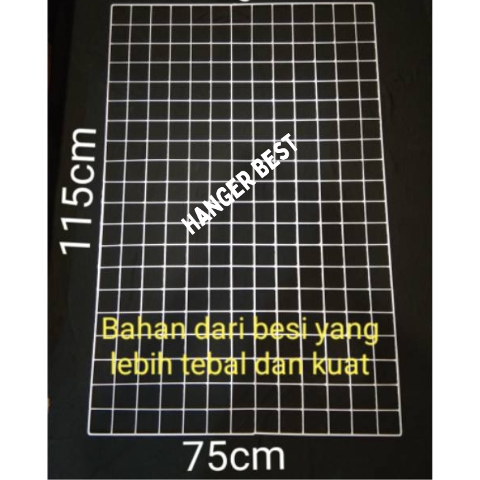 Jual Jaring Ram Besi Dinding Ukuran 75 x 115cm Gantungan Hook Ram ...