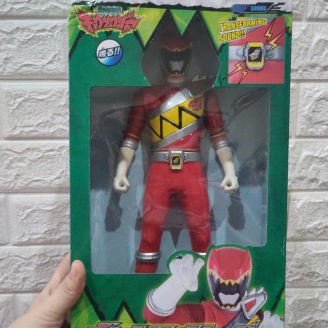 Jual Bandai Kyoryu Red Action Figure Power Ranger Uhr_1M426L | Shopee ...