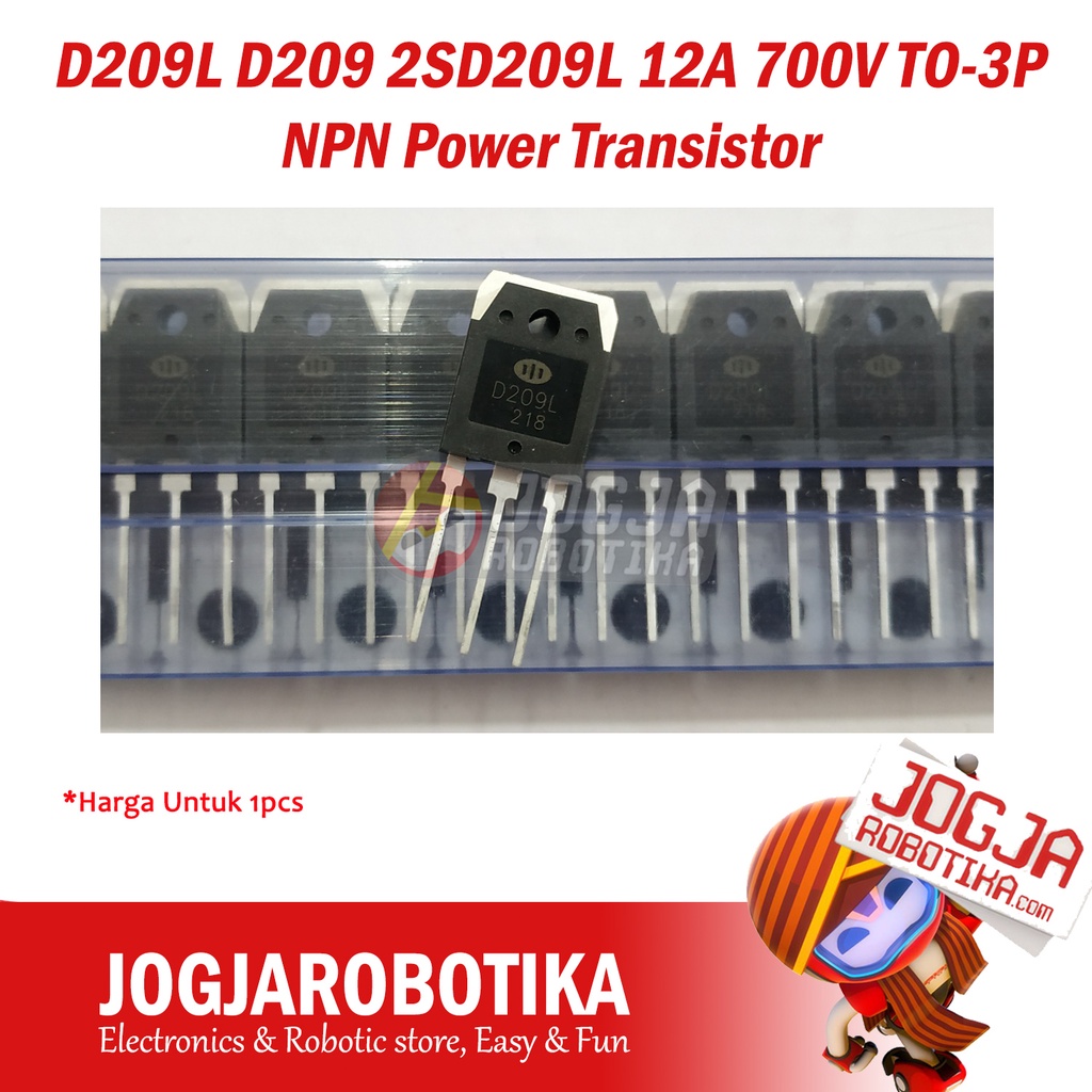 Jual D209L D209 2SD209L 12A 700V TO-3P NPN Power Transistor | Shopee ...