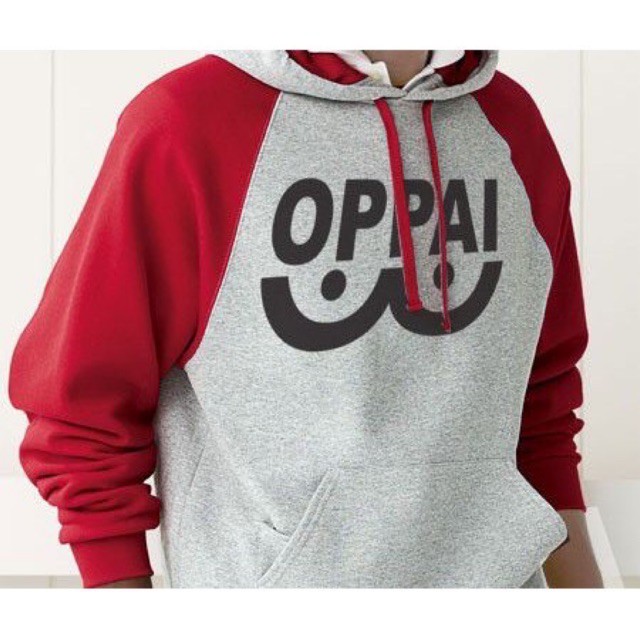 Oppai hoodie cheap shopee