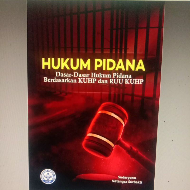 Jual Hukum Pidana Dasar Dasar Hukum Pidana Berdasarkan KUHP DAN RUU ...