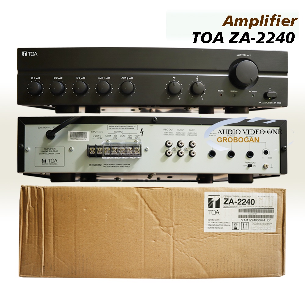 Jual Toa Amplifier ZA2240 Power Ampli Masjid dan Gedung Untuk Corong
