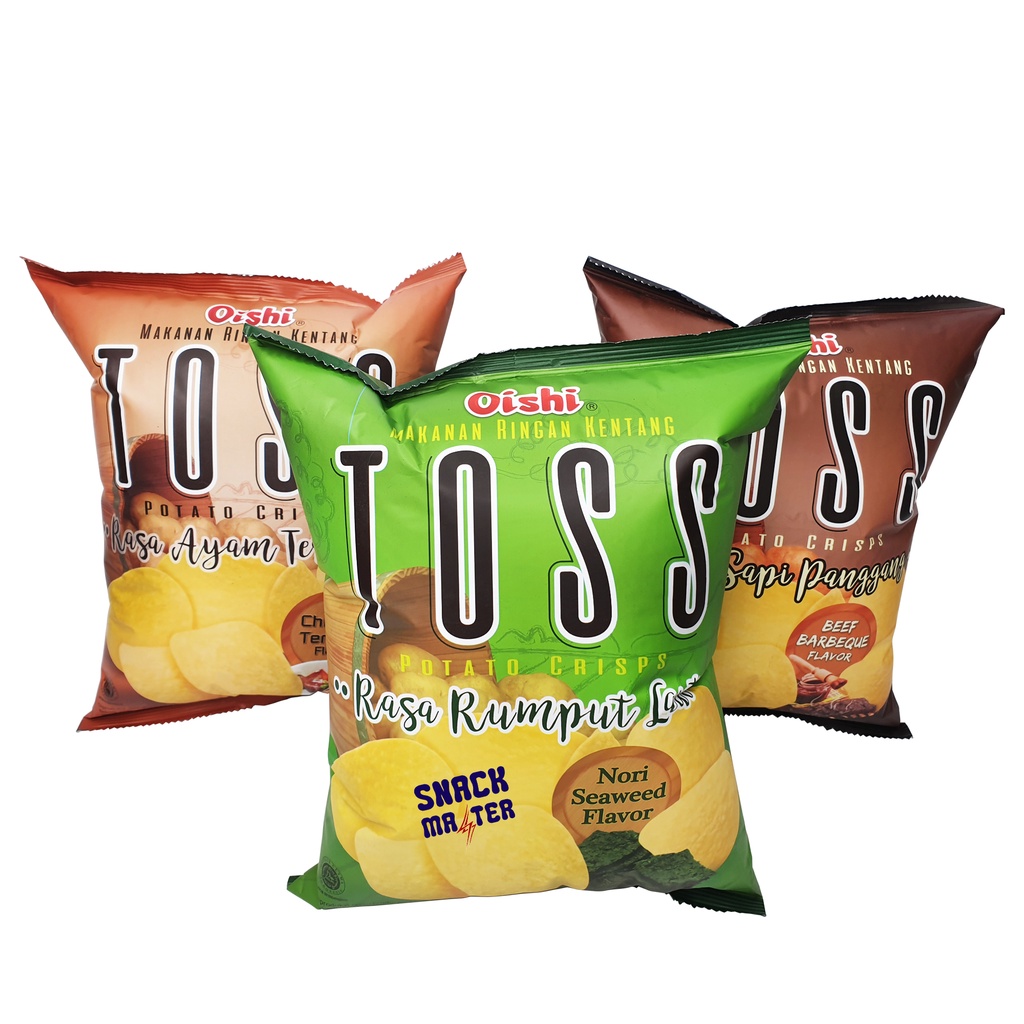 Jual Oishi Toss Potato Crips - Netto 75 gr | Shopee Indonesia